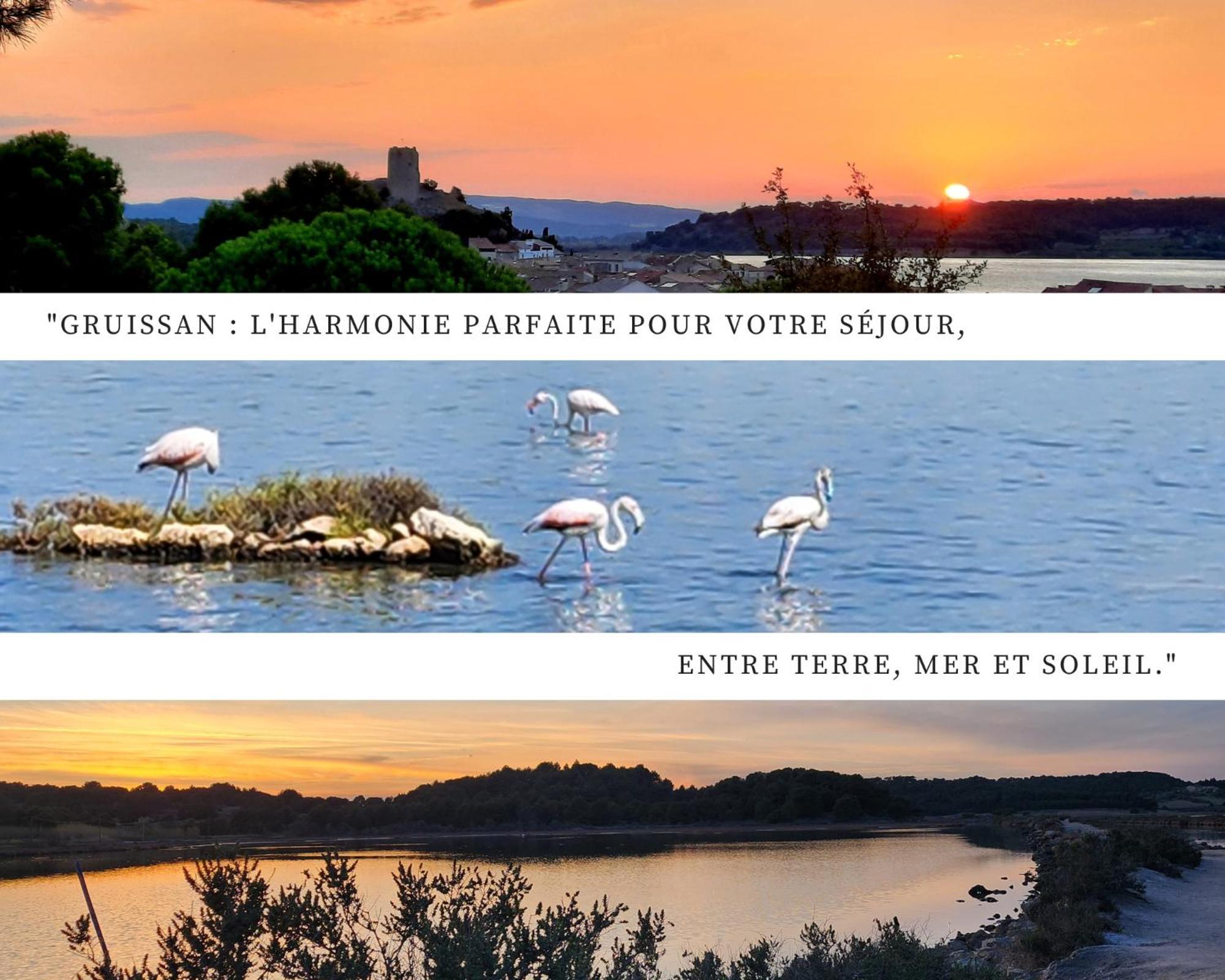 - L'Horizon Bleu - Cocon Romantique Avec Vue Mer Panoramique Gruissan Dış mekan fotoğraf